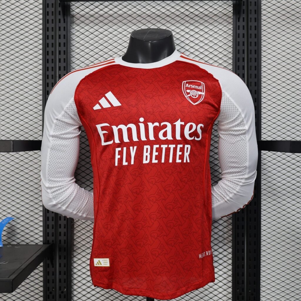 Arsenal 2025/26 1a Eq. (Ed. Jugador) Manga Larga