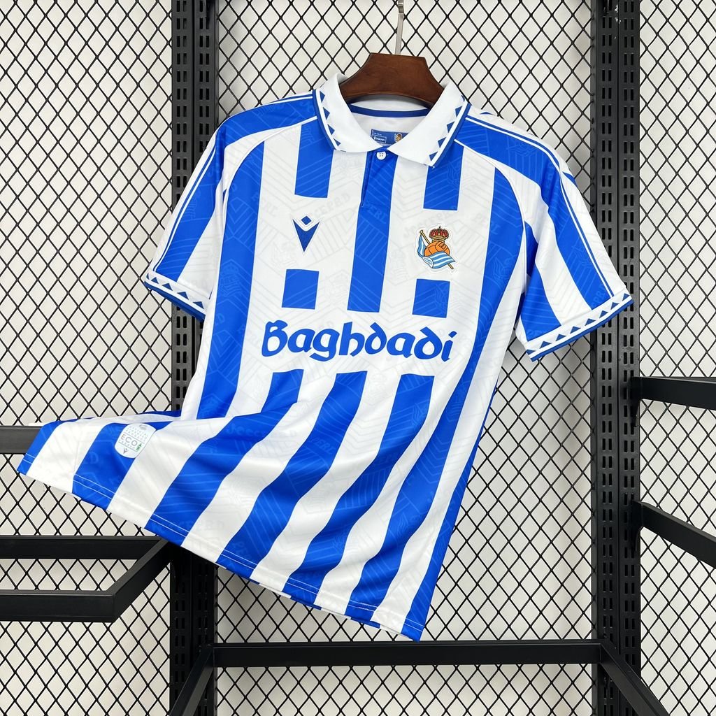 Real Sociedad 2025/26 Retro 2 Real Sociedad 2025/26 Retro - Imagen 2
